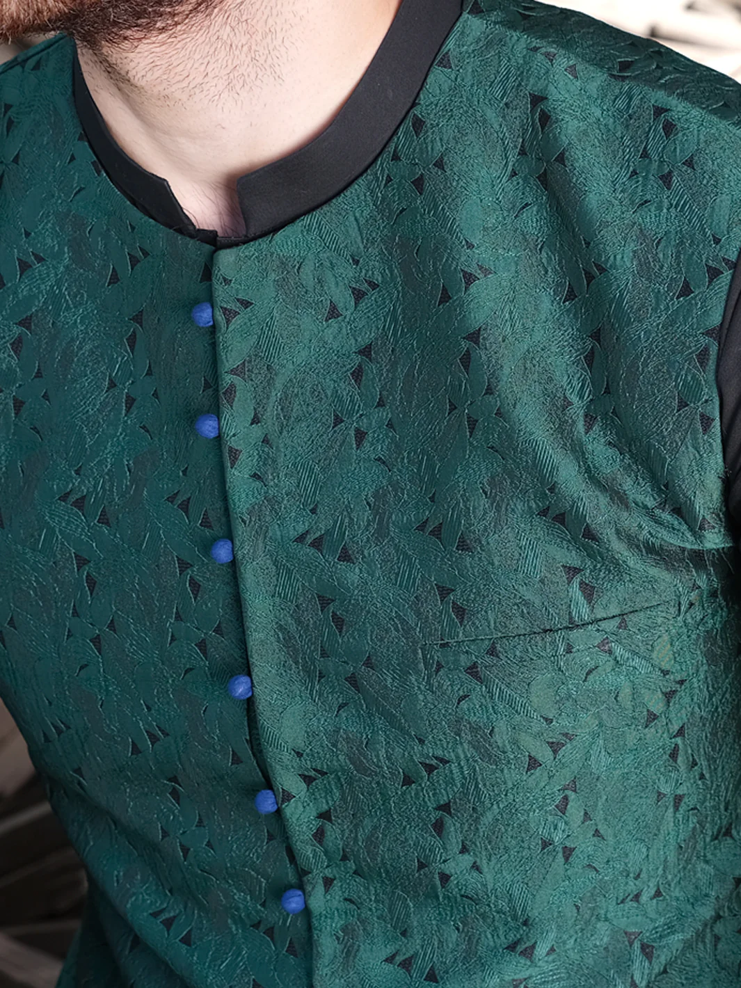 Green Waistcoat - AL-WC-302 - Image 2