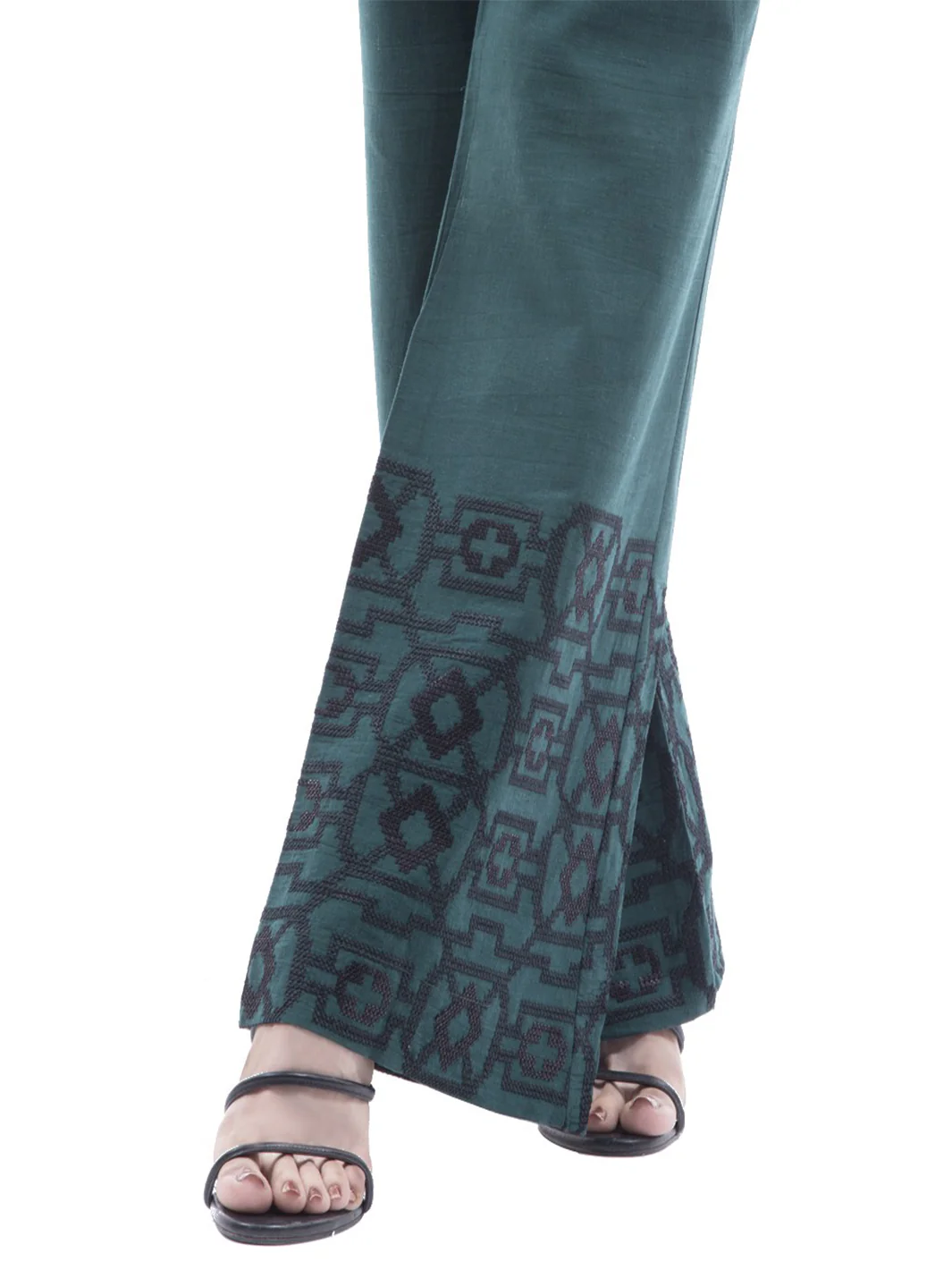 Green Women Trouser - AL-T-385 - Image 2