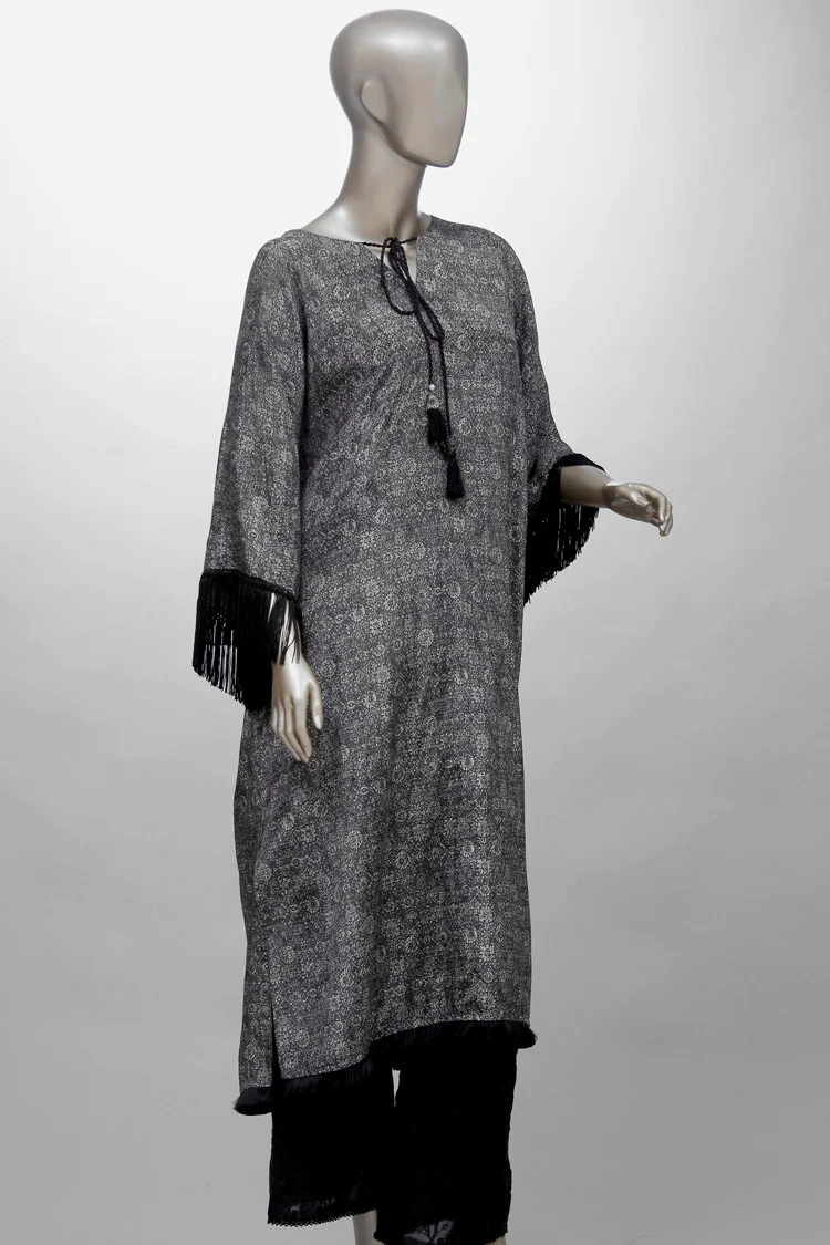 Grey 3Pc Stitched - ALP-319 - Image 4