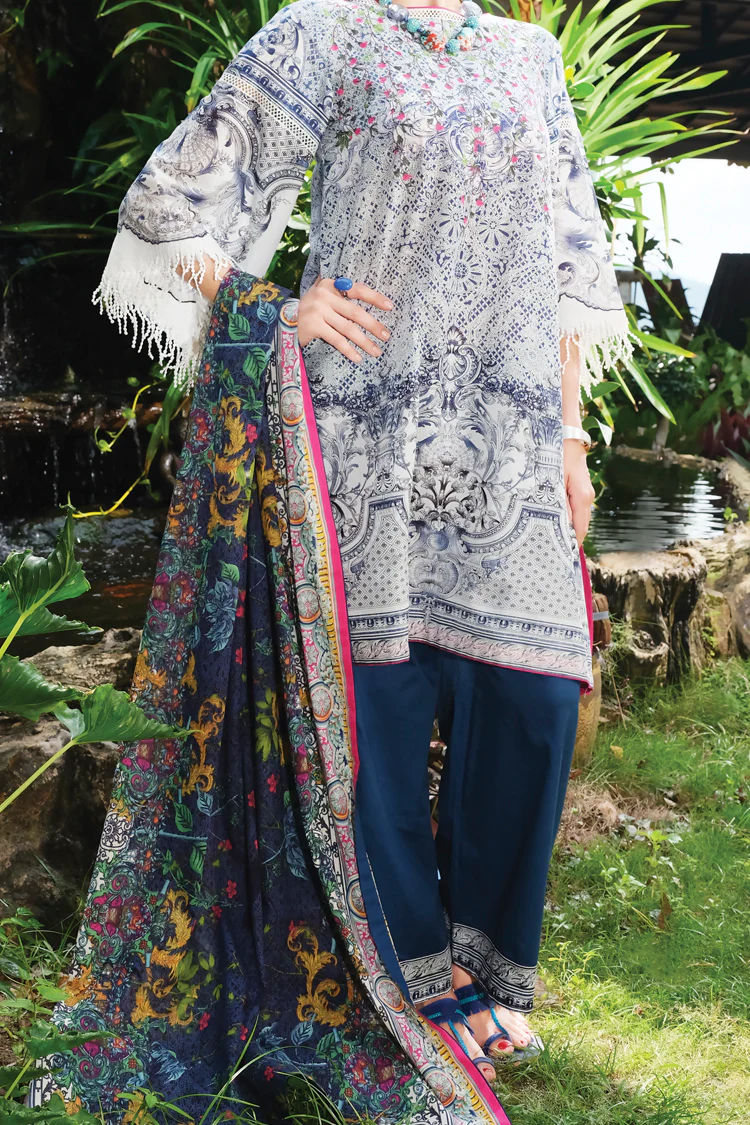 Grey Lawn 3Pc Unstitched - ALP-612