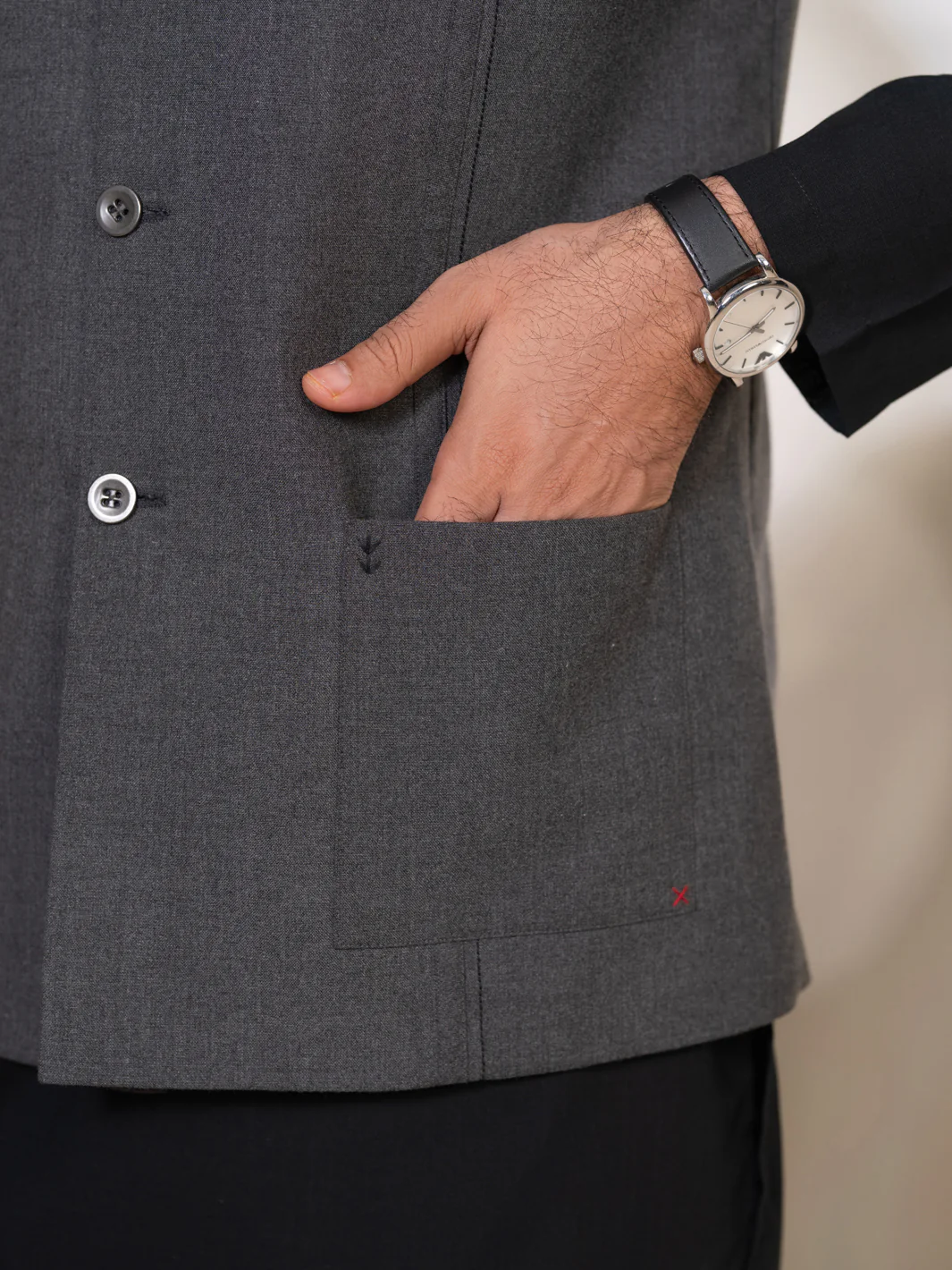 Grey Waistcoat - AL-WC-638 - Image 4