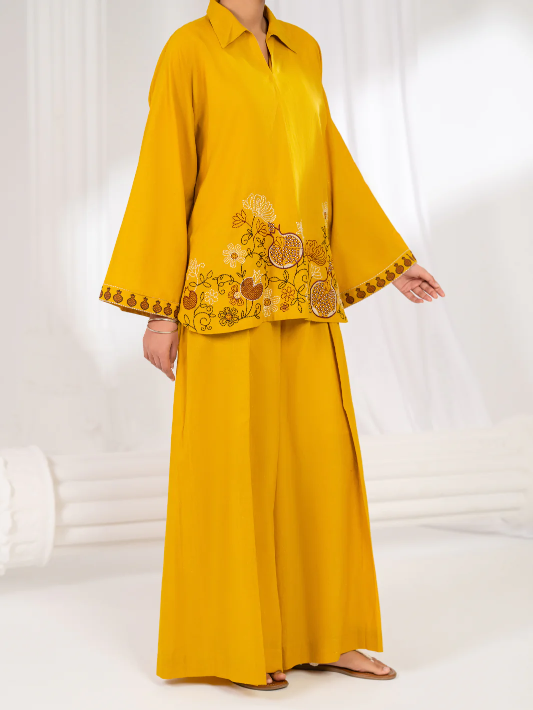 Lemon Stitched 2Pc - ALP-2PS-LKS-2788 - Image 5