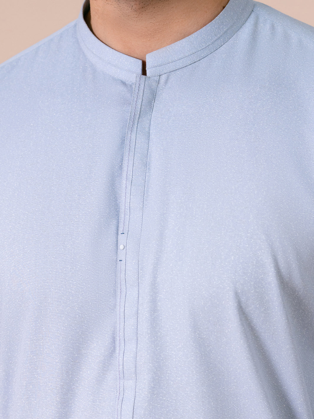 Light Blue Kurta Trousers - AL-KT-3341 - Image 3