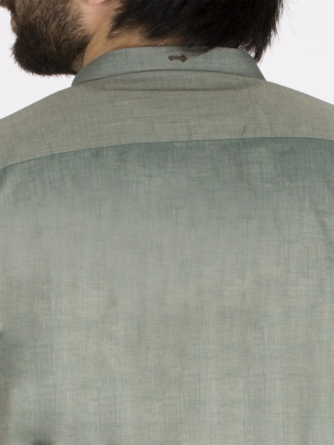 Light Green Cotton Kurta - AL-K-800 - Image 3