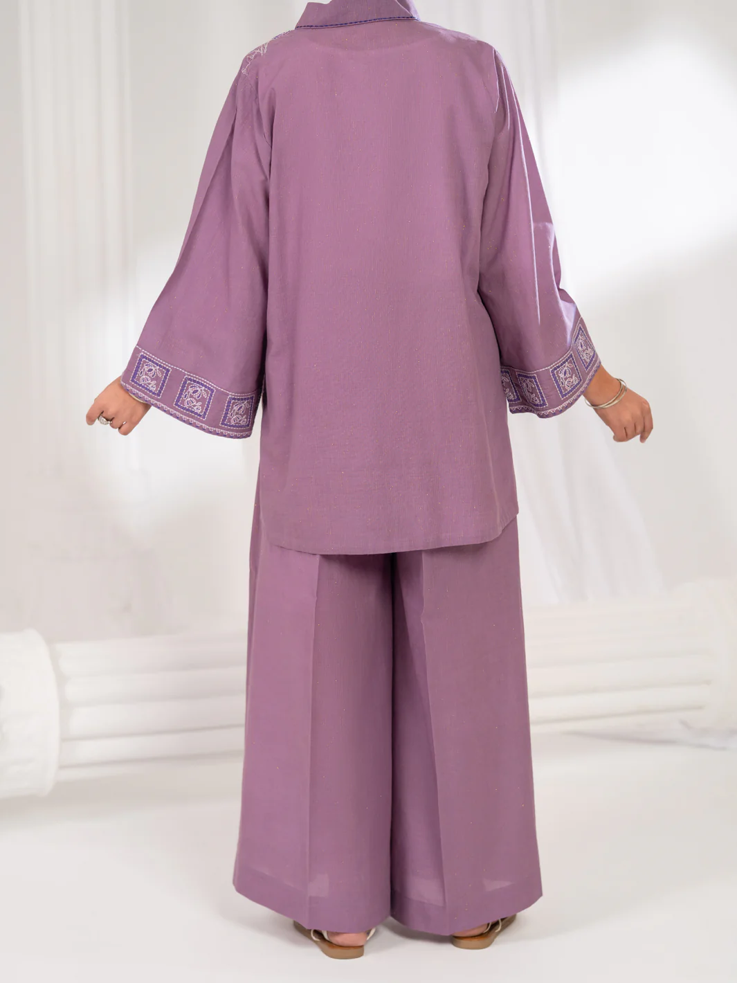 Lilac Stitched 2Pc - ALP-2PS-LKS-2787 - Image 3