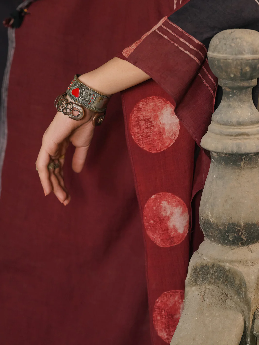 Multicolor Dyed Lawn Kurti - ALCR-LK-1138 - Image 4