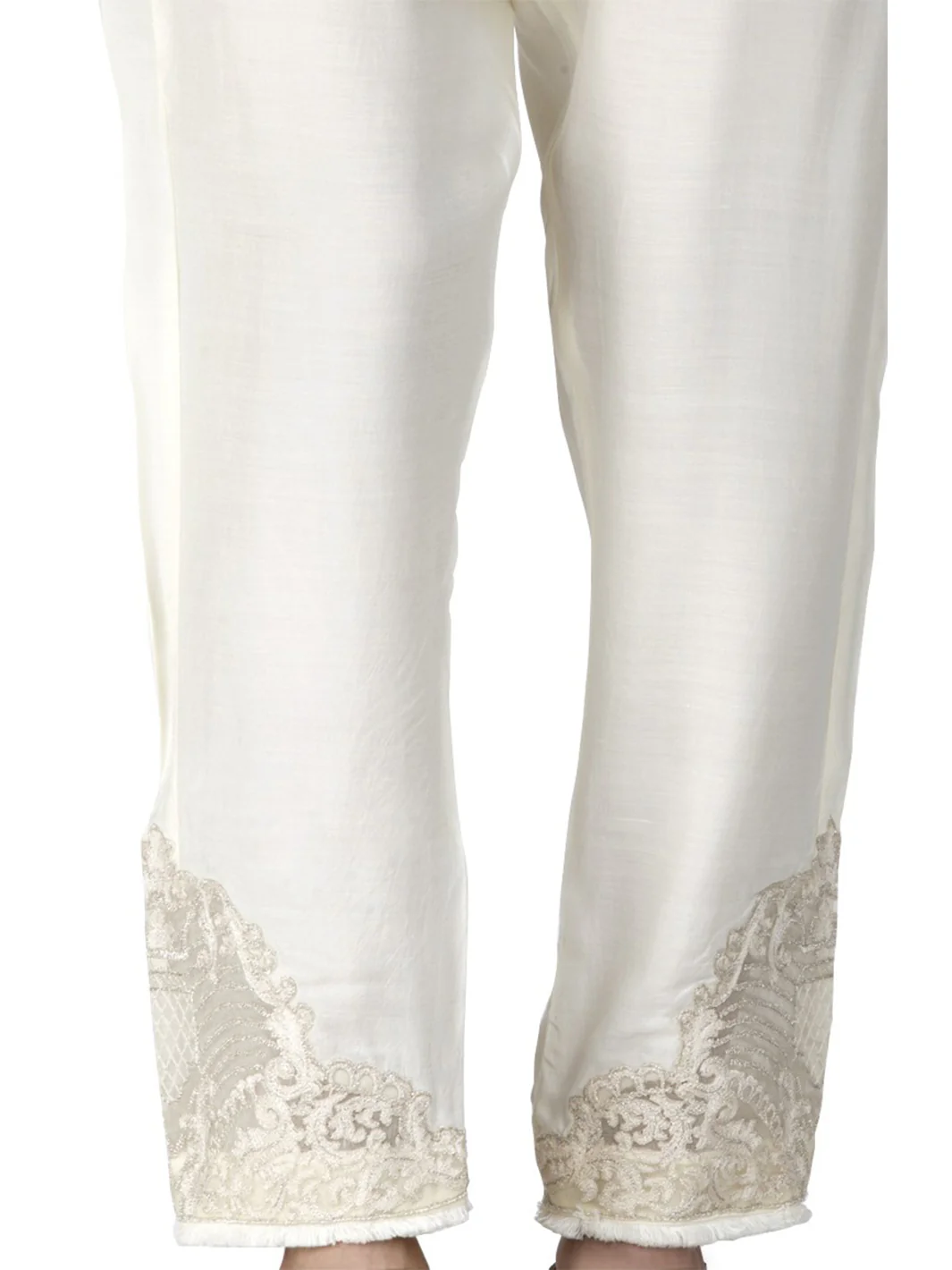 Off White Women Trouser - AL-T-376 - Image 2