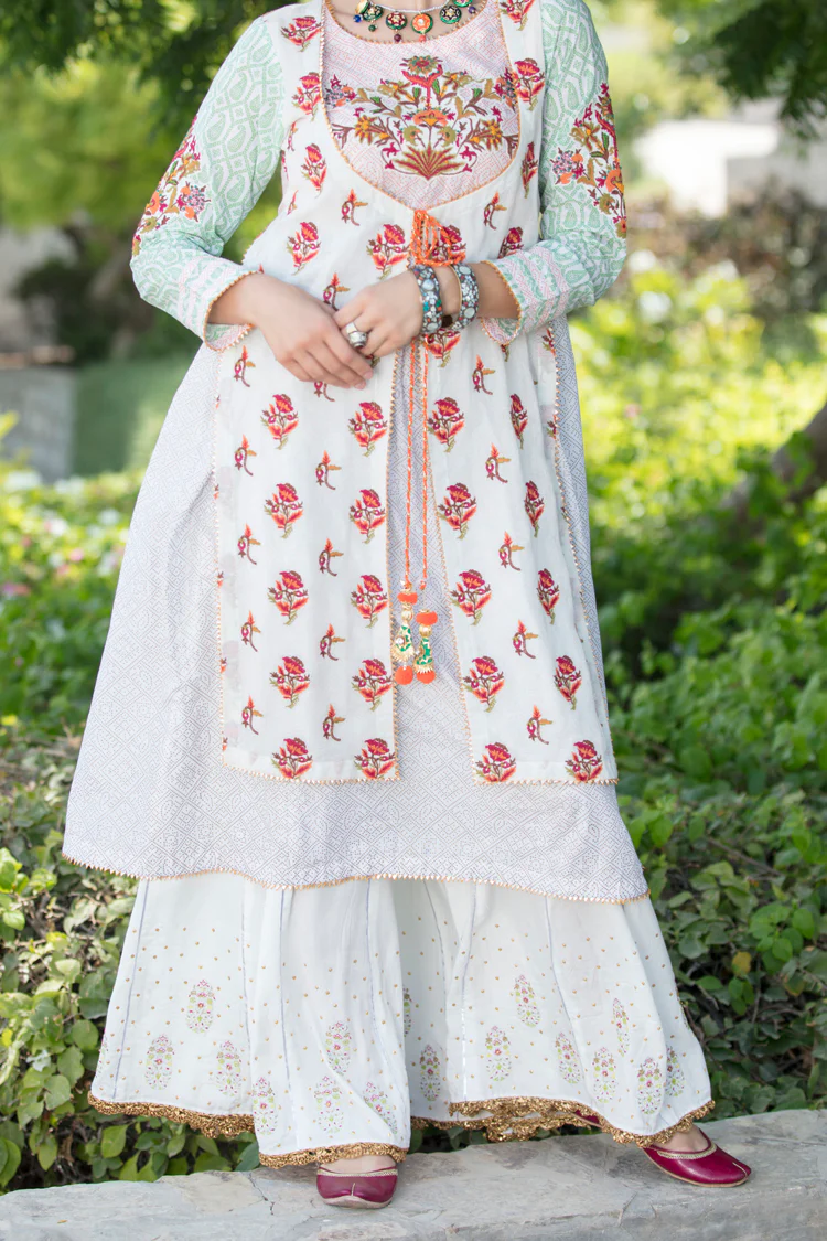 Off White Wool 2Pc Stitched - LKS-623 - Image 3