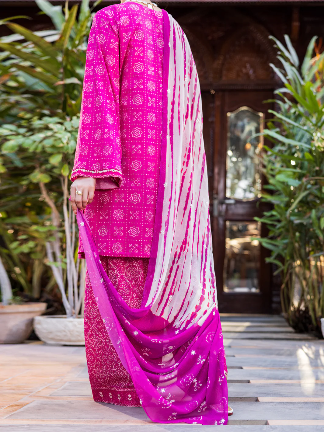 Pink Cotton Stitched 3PC - ALP-3PS-2675 - Image 3