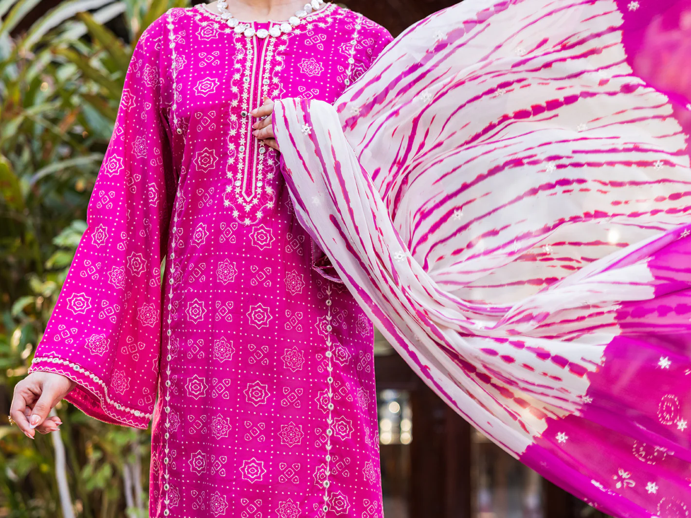Pink Cotton Stitched 3PC - ALP-3PS-2675 - Image 5