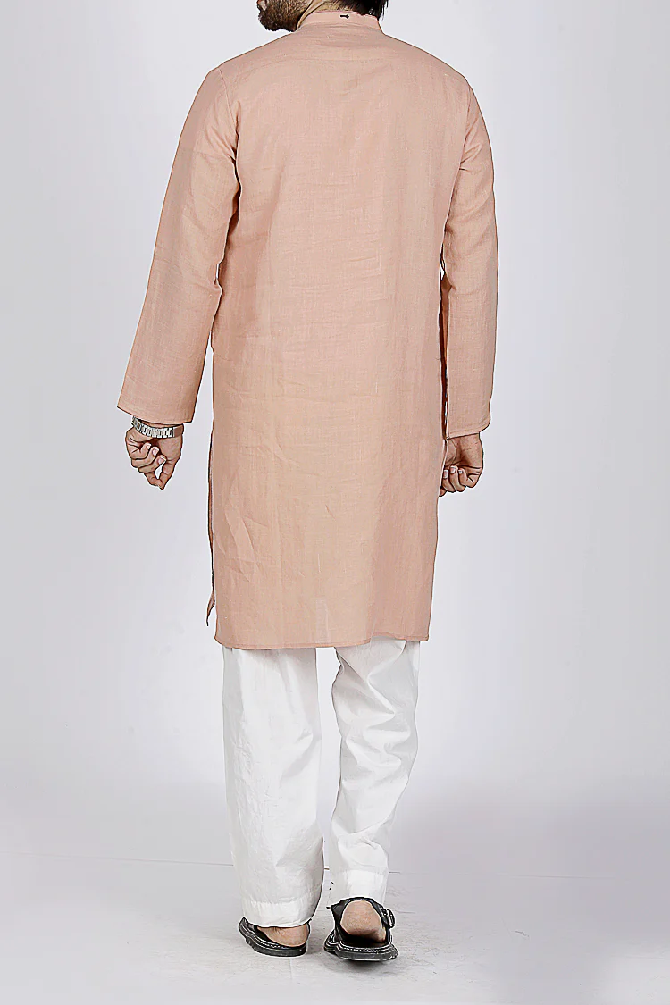 Pink Blended Kurta - AL-K-528 - Image 3