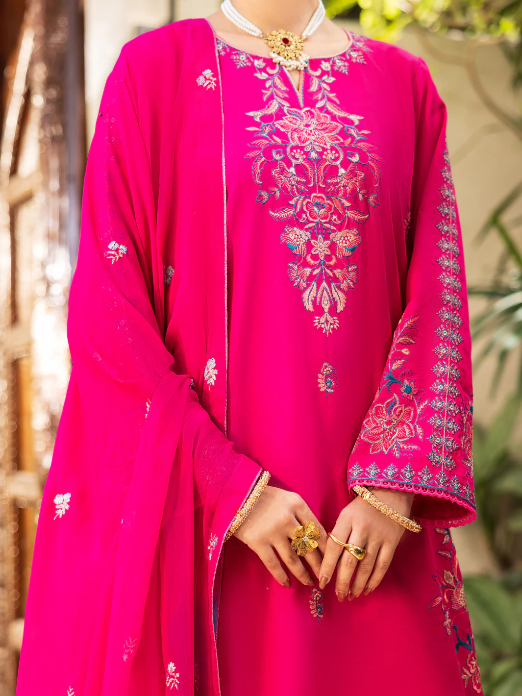 Pink Stitched 3Pc - ALP-3PS-2601 - Image 3
