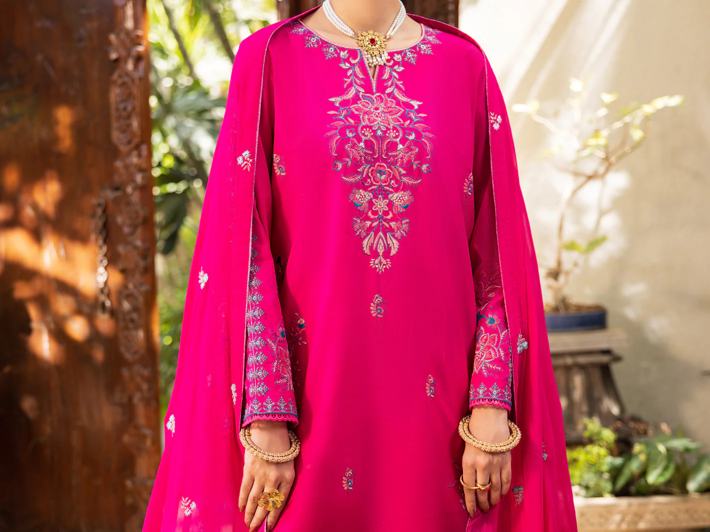 Pink Stitched 3Pc - ALP-3PS-2601 - Image 4