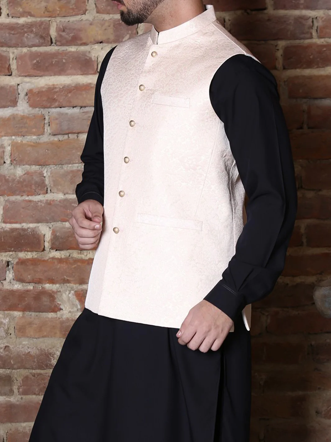 Pink Waistcoat - WC-221 - Image 3