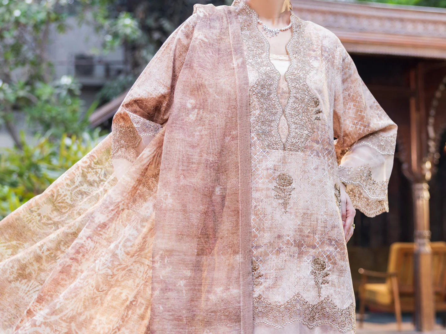 Skin Silk Lawn Stitched 3PC - ALP-SS-3PS-2647 - Image 5