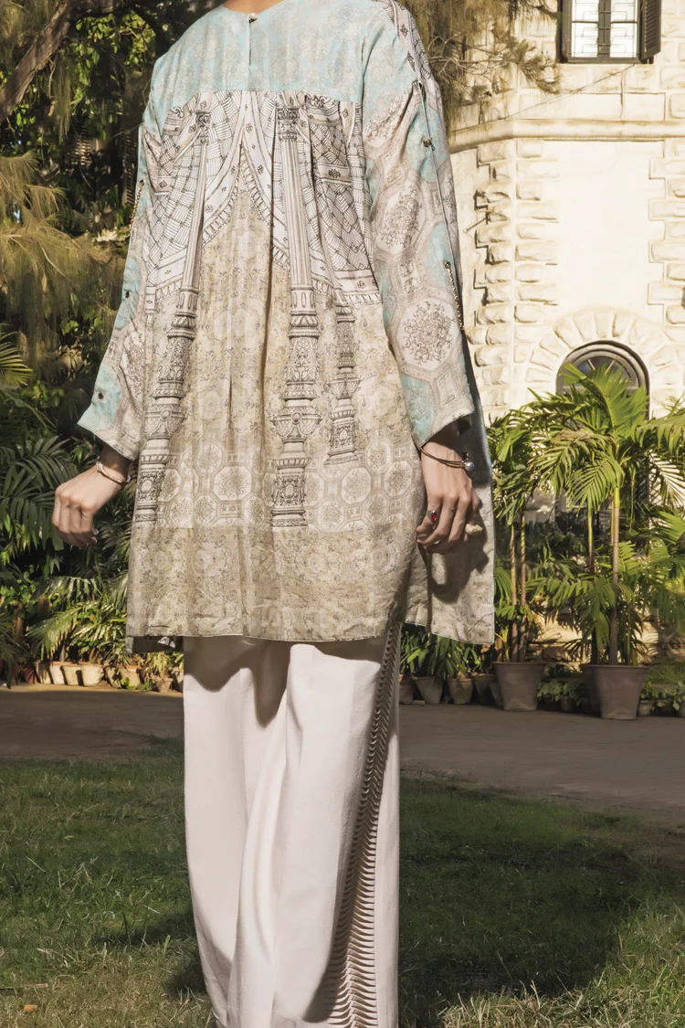 Sky Blue Tunic - LK-536 - Image 2