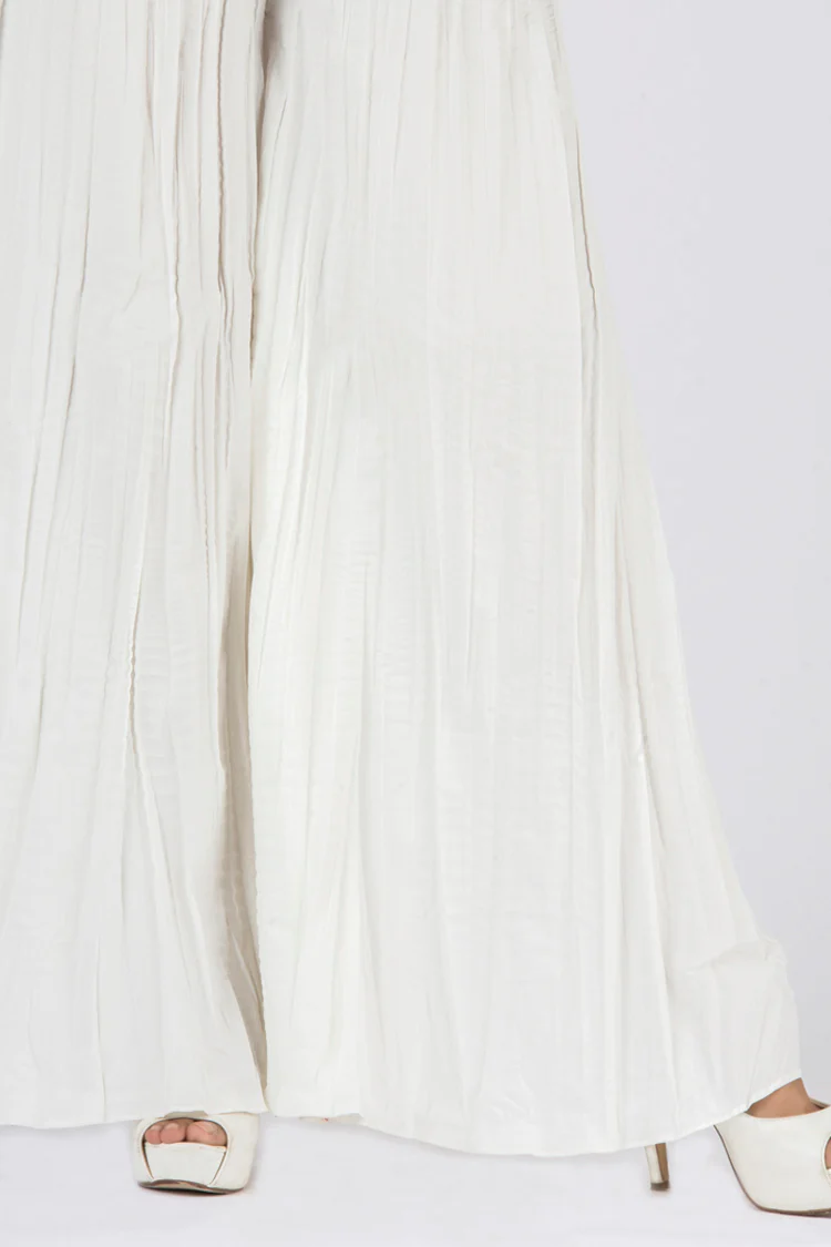 White Dyed Women Trouser - AL-T-287A - Image 2